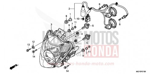 PROJECTEUR VFR800XB de 2011